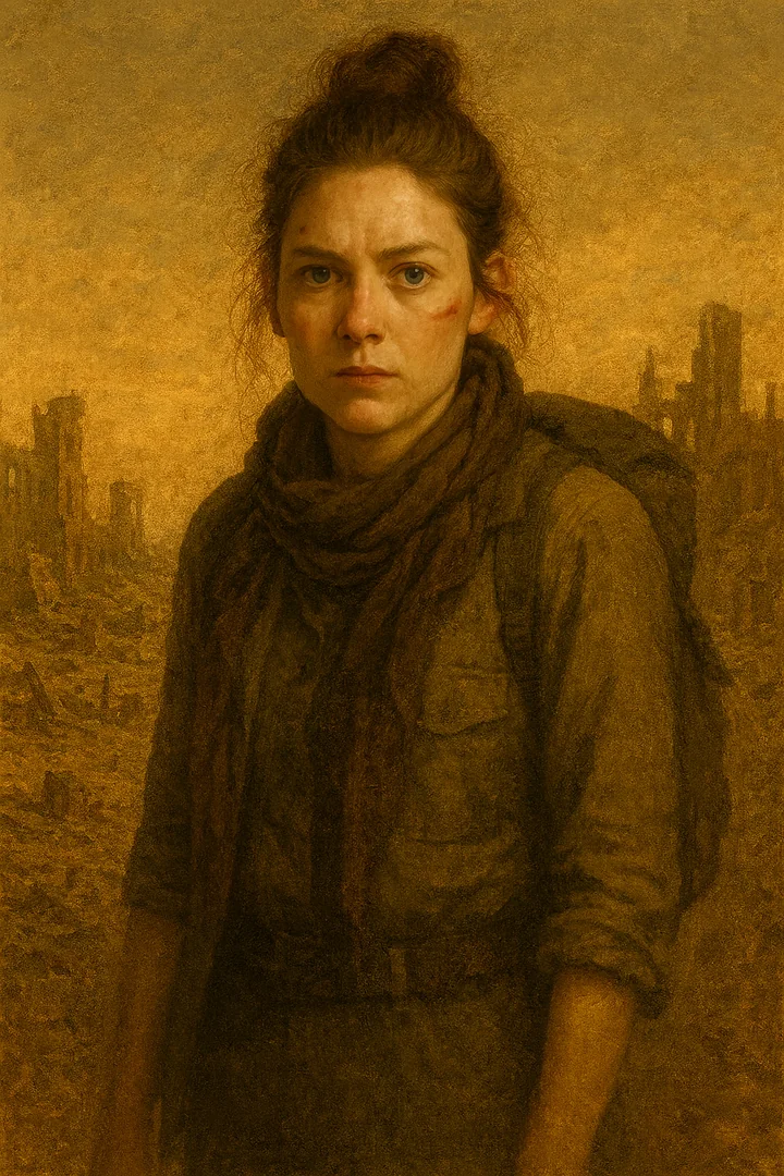 Retrato ilustrado de Elara.