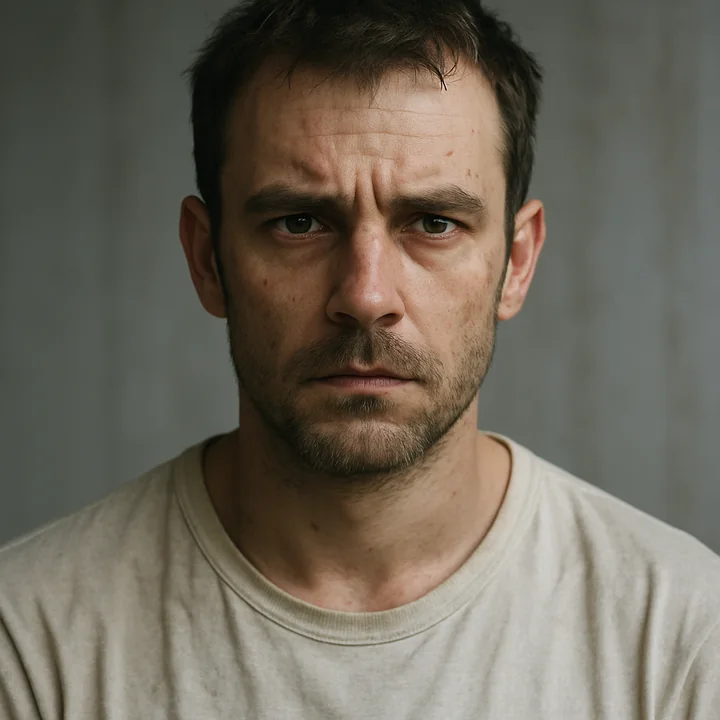 Retrato editorial de Héctor Ox.